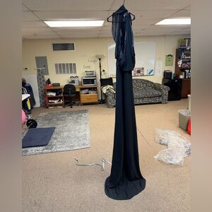 Chic Black Backless Formal Dress